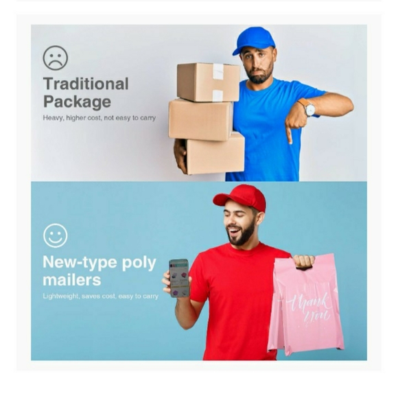 Designer shipping bags w Handles 20 bags per order - Picture 3 of 12